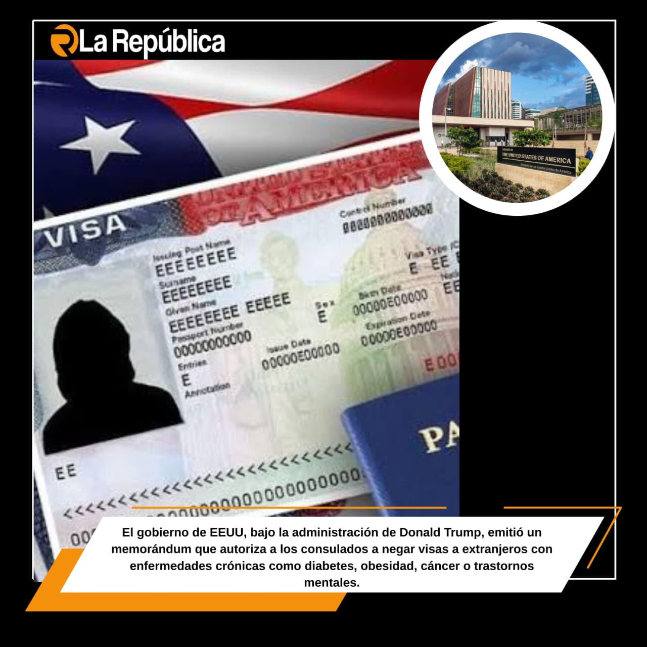 El gobierno de EEUU, bajo la administración de Donald Trump, emitió un memorándum que autoriza a los consulados a negar visas a extranjeros  - Cover Image